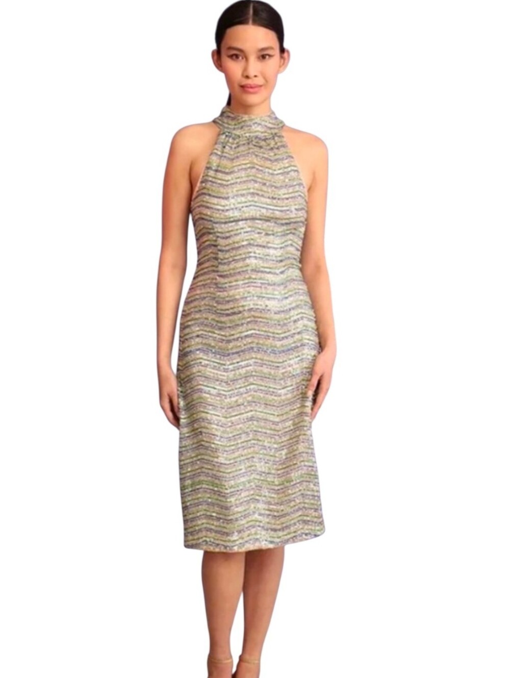 Maggy London Sequined Sheath Dress Size 4